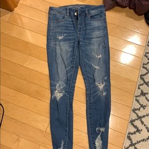 High rise destroyed jegging